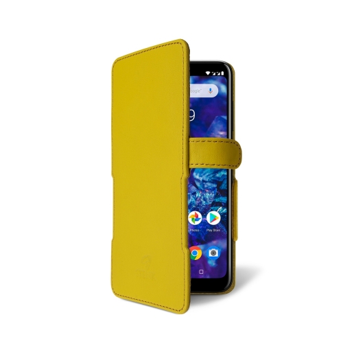 чехол-книжка на Nokia 5.1 Plus Желтый Stenk Prime фото 2