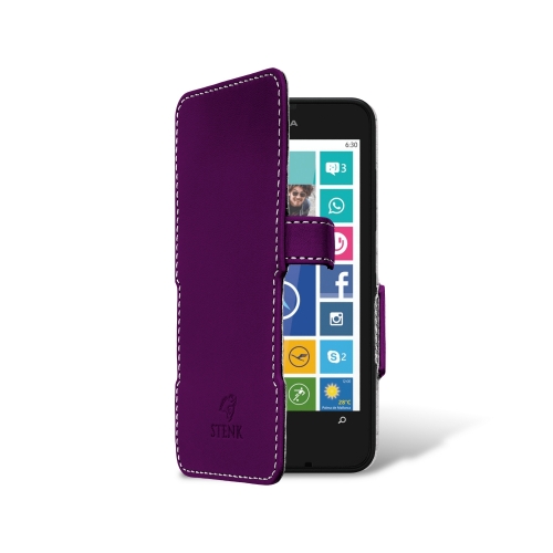 чехол-книжка на Nokia Lumia 630 Сирень Stenk Prime Purple фото 2