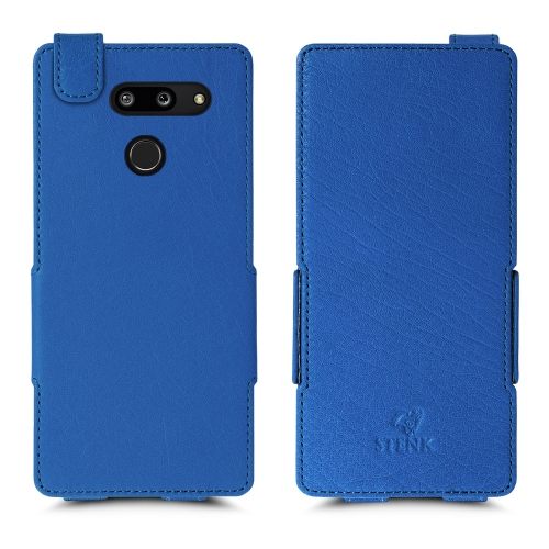 чехол-флип на LG G8 ThinQ Ярко-синий Stenk Prime фото 1