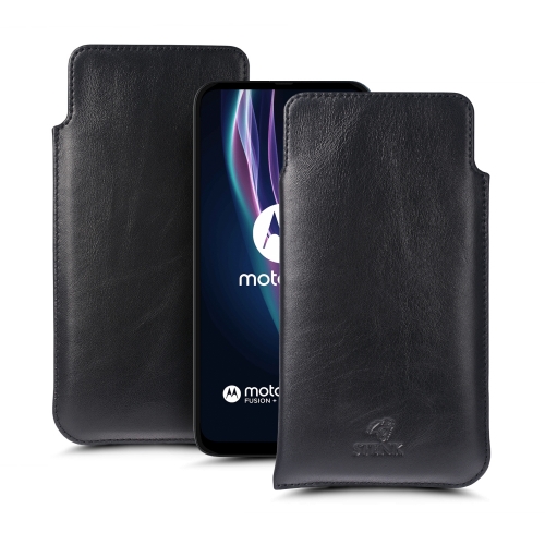 чехлы-футляры на Motorola One Fusion Plus Черный Stenk Elegance фото 1