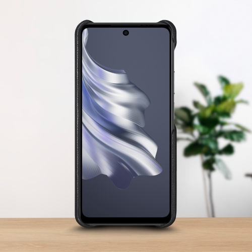 бампер на TECNO Spark 20 Pro Черный Stenk WoodBacker фото 2