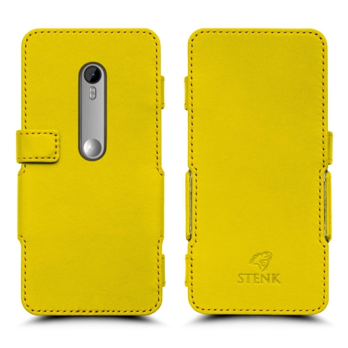 чохол-книжка на Motorola Moto G (3rd Gen) Жовтий Stenk Сняты с производства фото 1