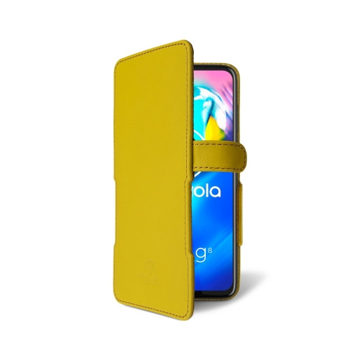 чехол-книжка на Motorola Moto G8 Power Желтый Stenk Prime фото 2