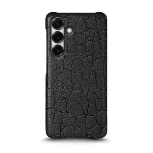 Шкіряна накладка Stenk Reptile Cover Samsung Galaxy S25 Plus Чорний