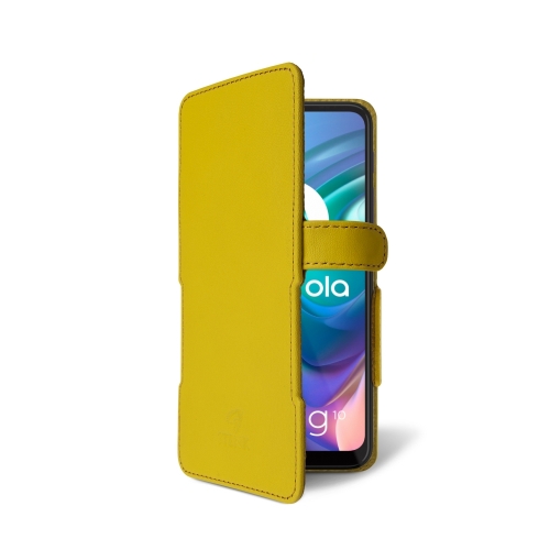 чехол-книжка на Motorola Moto G10 Желтый Stenk Prime фото 2
