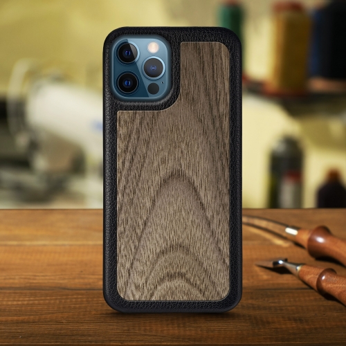 бампер на Apple iPhone 12 Pro Чорний Stenk Cover WoodBacker фото 1