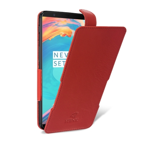 чохол-фліп на OnePlus 5T Червоний Stenk Prime фото 2