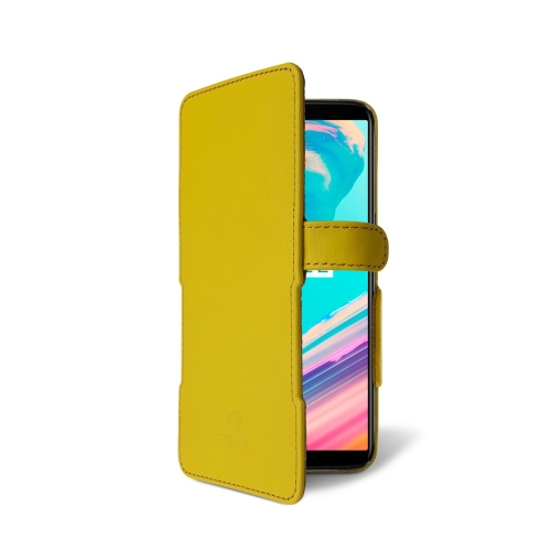 чехол-книжка на OnePlus 5T Желтый Stenk Prime фото 2