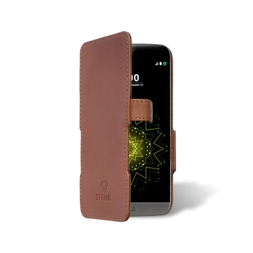 чохол-книжка на LG G5 Світло-коричневий Stenk Сняты с производства фото 2