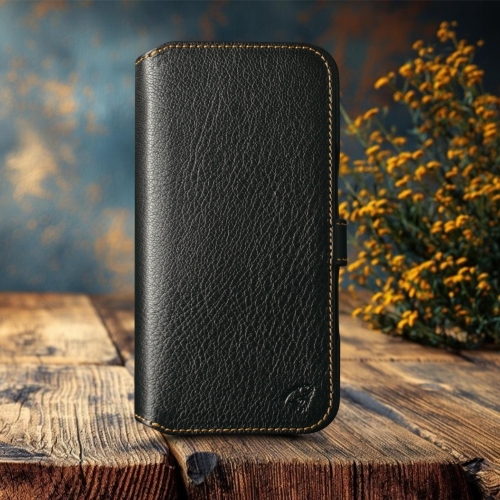 чехол-кошелек на Apple iPhone 14 Pro Черный Stenk Premium Wallet фото 3