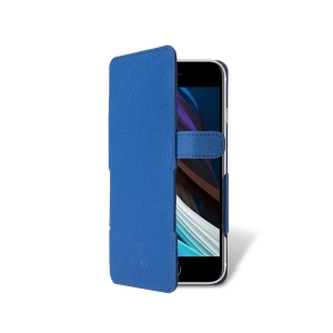 Чехол книжка Stenk Prime для Apple iPhone SE (2020) Ярко-синий