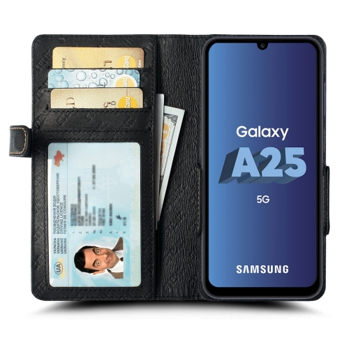 чехол-книжка на Samsung Galaxy A25 Черный Stenk Wallet фото 2