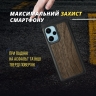 Шкіряна накладка Stenk WoodBacker для Xiaomi Poco F5 Чорна