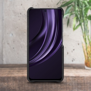 Кожаная накладка Stenk Cover для Realme 13 5G Черный