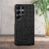 Кожаная накладка Stenk Reptile Cover для Samsung Galaxy S25 Ultra Черный