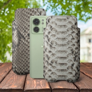 Футляр Stenk Sportage Python для Motorola Edge 40 Натуральный
