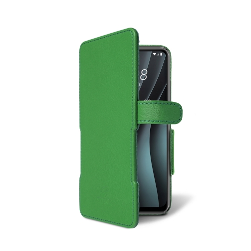 чехол-книжка на HTC Desire 20 Pro Зелёный Stenk Prime фото 2