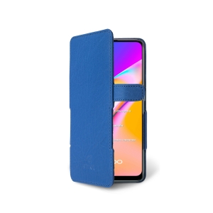 Чехол книжка Stenk Prime для OPPO Reno5 Lite Ярко-синий