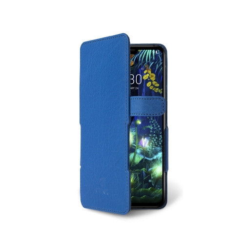 чехол-книжка на LG V50 ThinQ Ярко-синий Stenk Prime фото 2