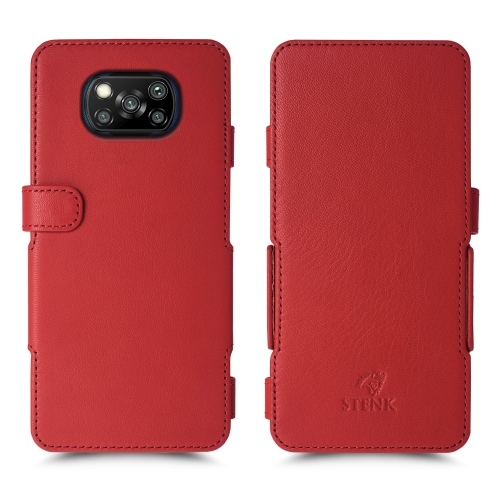 чехол-книжка на Xiaomi Poco X3 Pro (NFC) Красный Stenk Prime фото 1