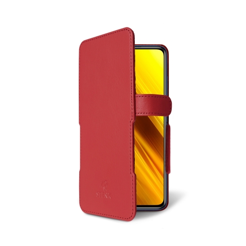 чехол-книжка на Xiaomi Poco X3 Pro (NFC) Красный Stenk Prime фото 2