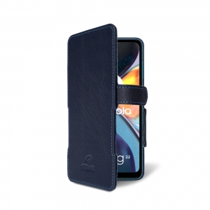 Чехол книжка Stenk Prime для Motorola Moto G22 Синий
