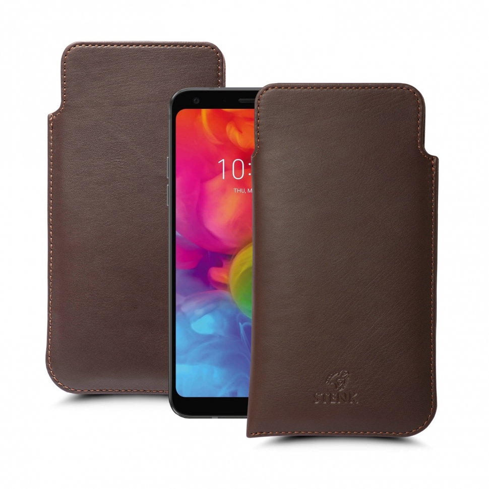 

Футляр Stenk Elegance для LG Q7/ Q7a Коричневый
