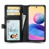 Чехол книжка Stenk Premium Wallet для Xiaomi Redmi Note 10 5G Чёрный