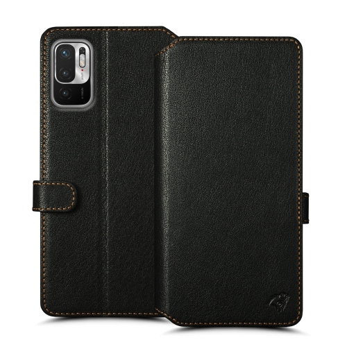 чохол-гаманець на Xiaomi Redmi Note 10 5G Чорний Stenk Premium Wallet фото 1