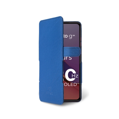 чехол-книжка на Motorola Moto G84 Ярко-синий Stenk Prime фото 2