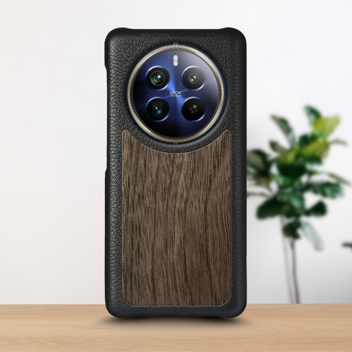 бампер на Realme 12 Pro Plus Черный Stenk WoodBacker фото 1