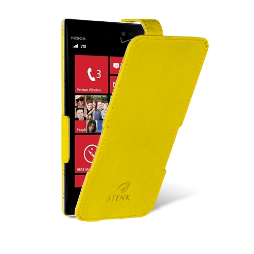 чохол-фліп на Nokia Lumia 928 Жовтий Stenk Сняты с производства фото 1