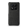Кожаная накладка Stenk Reptile Cover для Xiaomi Redmi Note 14 Pro 4G Черный