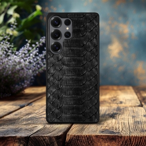 Накладка SkinBacker Python Scales для Samsung Galaxy S25 Ultra Чёрный
