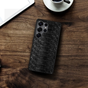 Накладка SkinBacker Python Scales Samsung Galaxy S25 Ultra Чорний