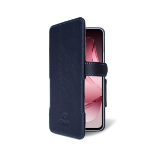 Чехол книжка Stenk Prime для OPPO Reno13 FS 5G Синий