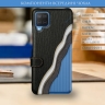 Чехол книжка Stenk Premium для Samsung Galaxy M12 Чёрный