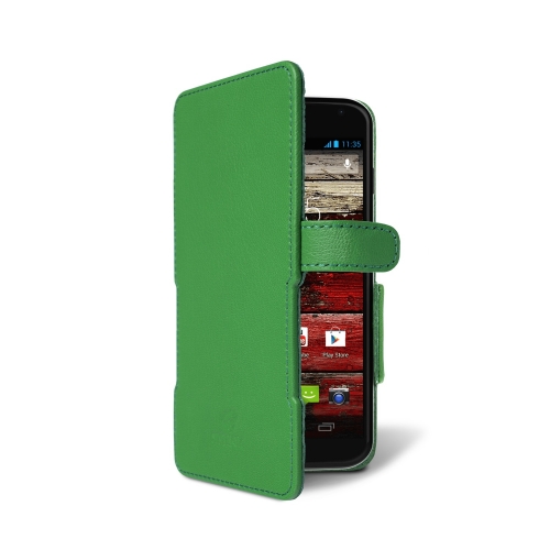 чехол-книжка на Motorola Moto X4 Зелёный Stenk Prime фото 2