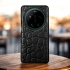 Шкіряна накладка Stenk Reptile Cover для Xiaomi 17 Ultra Чорний