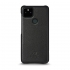 Кожаная накладка Stenk Cover для Google Pixel 5a 5G Чёрная
