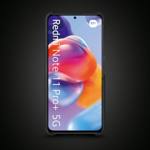 Шкіряна накладка Stenk WoodBacker для Xiaomi Redmi Note 11 Pro Plus 5G Чорна