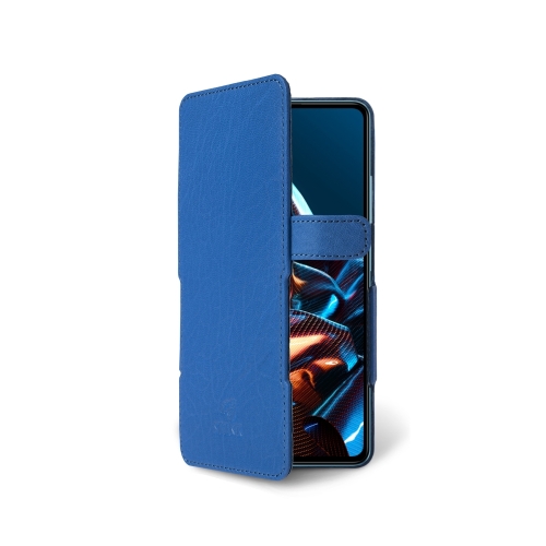 чехол-книжка на Xiaomi Poco X5 Pro Ярко-синий  Prime фото 2
