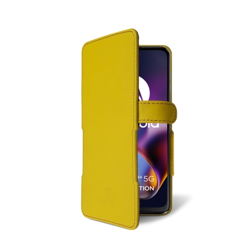 чехол-книжка на Motorola Moto G54 Power Желтый Stenk Prime фото 2