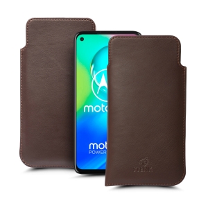 Футляр Stenk Elegance для Motorola Moto G8 Power Коричневый
