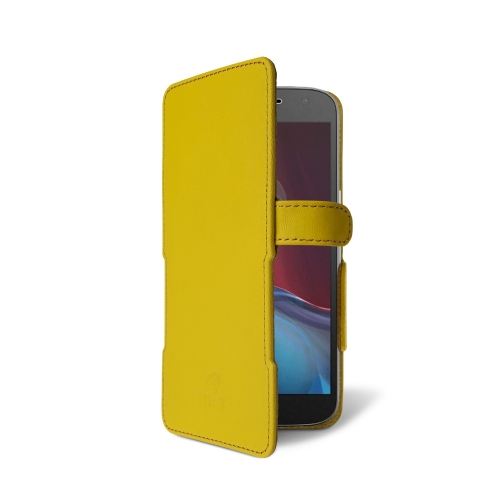 чохол-книжка на Motorola Moto G4 (4th Gen) Жовтий Stenk Сняты с производства фото 2