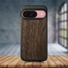Кожаная накладка Stenk WoodBacker для Google Pixel 9 Черный