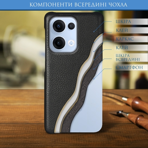 бампер на OPPO Reno13 Чорний Stenk Cover фото 4