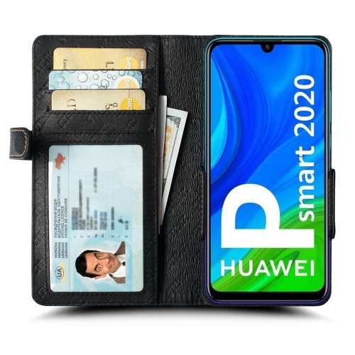 чехол-книжка на HuaWei P Smart 2020 Черный Stenk Wallet фото 2