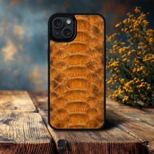 Накладка SkinBacker Python Scales для Apple iPhone 14 Plus Коричневий