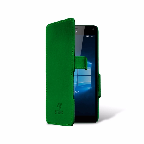 чохол-книжка на Microsoft Lumia 950 XL Зелений Stenk Сняты с производства фото 2